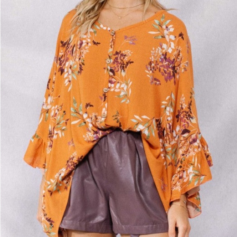 Oddy| Oversized Boho Top